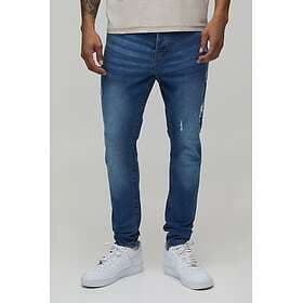 boohooMAN Skinny Stretch Distressed Ripped Jeans (Men's)