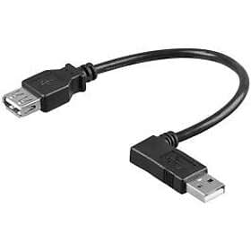Goobay 90° USB-A to USB-A 2.0 0.3m