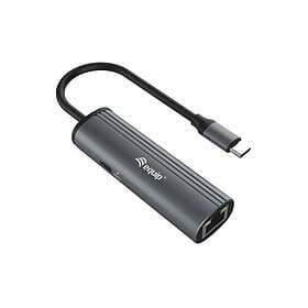 Equip USB-C to RJ45 10/100/1000 + PD Adapter 0.15M