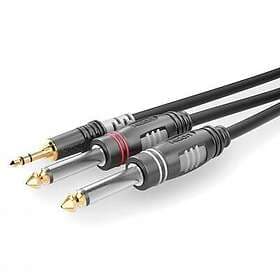 Sommer Cable Jack 3.5mm to 2x 6.3mm Mono Audio Cable 3.00m HBA-3S62-0300