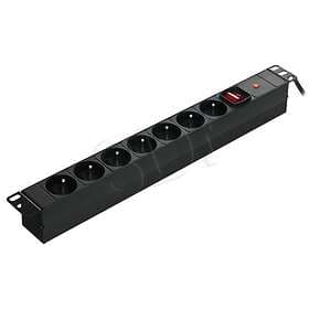 Alantec PZ071U 7-Way Power Strip 1.8m