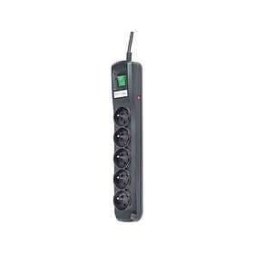 Montis Mt030 5-Way Surge Protected Power Strip 1.5m MT030-1.5