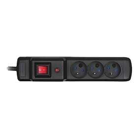 ActiveJet Combo 3-Way Power Strip 1.5m LISTWACOMBO3Gn1,5mIECCZARNA