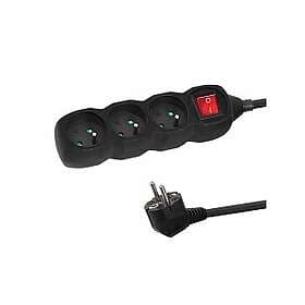 Esperanza ELK210K 3-Way Power Strip 1.5m 5901299961551