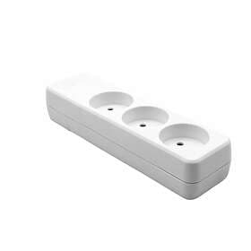 MicroConnect MC-GRU0300DKW 3-Way Power Strip MC-GRU0300DKW