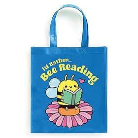 Mudpuppy I'd Rather Bee Reading Shopping Bag