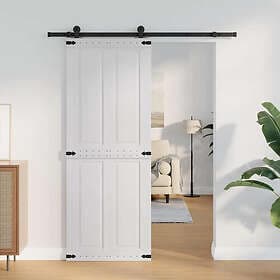 vidaXL Corona Barn Door Solid Pine Wood 80 x 210 cm 42021202