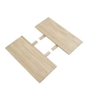 Muuto Earnest Extendable Insert Table Top Set of 2 Oiled Oak