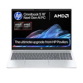 HP OmniBook 5 16-ag1001na 16" Ryzen AI 5 340 16GB RAM 512GB SSD