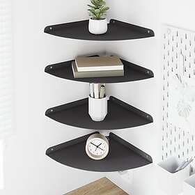 vidaXL Floating Corner Shelves 30x30x2cm (4 pcs)