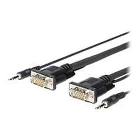 VivoLink VGA to VGA with 3.5mm Audio Cable 4.6m PROVGAMCS4.6