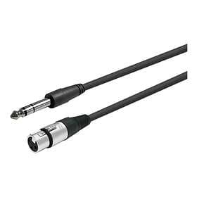 VivoLink XLR Female to Stereo Jack Male Cable 3m PROAUDXLRFJACKS3