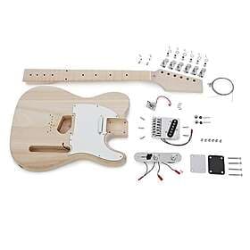Guitarworks Solo-Cutaway DIY Electric Guitar Kit Ash Body