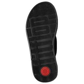 FitFlop F-Mode Knot Soft-Leather Flatform Toe-Post (Women's)