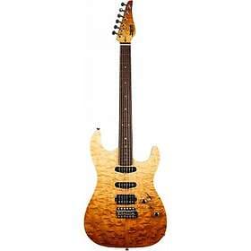 JET Guitars JS-45 Elite Fireburst Flame