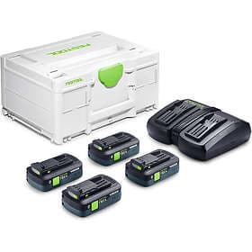 Festool SYS 18v TBX Starter Kit 18V 4.0Ah 4-pack