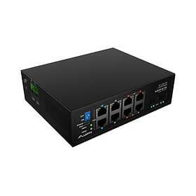 Lanberg Switch Light Industrial Poe 4Xbt 4Xat 2Xsfp Din Gigabit Ethernet ILGE-8P