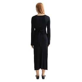 Scotch & Soda Skinny Rib Knitted Wrap Long Sleeve Long Dress