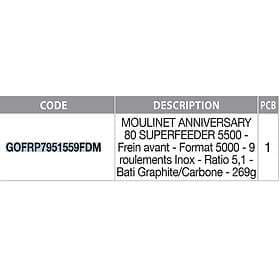 Garbolino Anniversary 80 5500