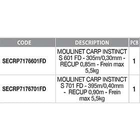 Sert Carp Instinct S 701FD