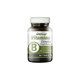 Lifeplan Time Release Vitamin B Complex 380mg 60 Tablets