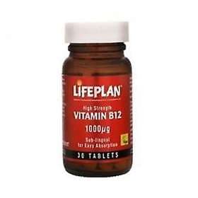 Lifeplan Vitamin B12 Sublingual 1000mcg 30 Tablets