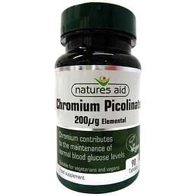 Natures Aid Chromium Picolinate 200mcg 90 Tablets