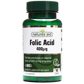 Natures Aid Folic Acid 400mcg 90 Tablets