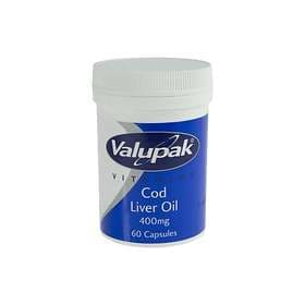 Valupak Cod Liver Oil 400mg 60 Capsules