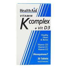 HealthAid Vitamin K Complex + Vit D3 30 Tablets