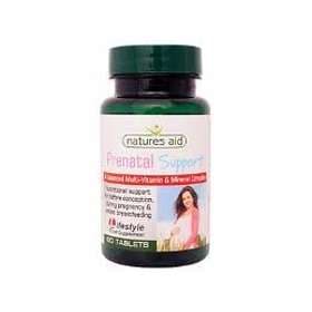 Natures Aid Prenatal Support Multivitamin & Mineral Complex 60 Tablets