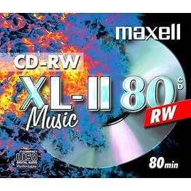 Maxell CD-RW 700MB 4x 1-pack Jewelcase XL-II 80 Audio