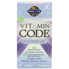 Garden of Life Vitamin Code 50 & Wiser Men 240 Capsules