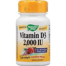 Nature's Way Vitamin D3 2000IU 240 Capsules