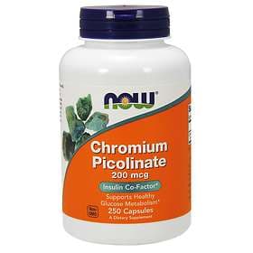 Now Foods Chromium Picolinate 200mcg 250 Capsules