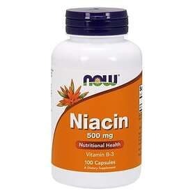 Now Foods Niacin 500mg 100 Capsules
