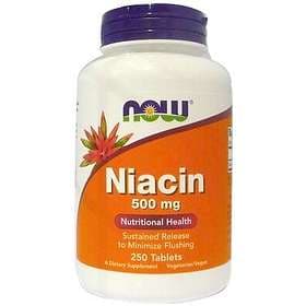 Now Foods Niacin Sustained Release 500mg 250 Tablets