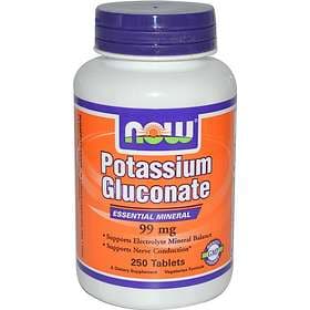 Now Foods Potassium Gluconate 99mg 250 Tablets