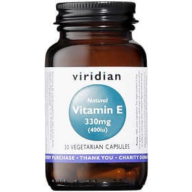 Viridian Natural Vitamin E 400IU 30 Capsules