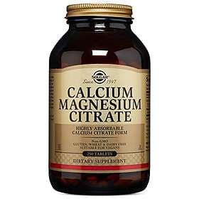 Solgar Calcium Magnesium Citrate 250 Tablets
