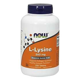 Now Foods L-Lysine 500mg 250 Capsules