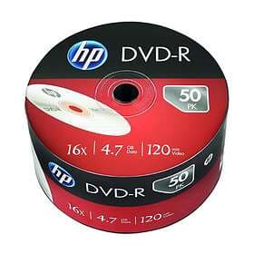 HP DVD-R 4.7GB 16x 50-pack Bulk