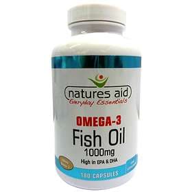 Natures Aid Fish Oil Omega 3 1000mg 180 Capsules