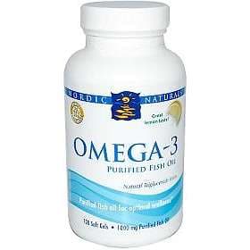 Nordic Naturals Omega-3 Purified Fish Oil 120 Capsules