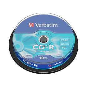 Verbatim CD-R 700MB 52x 10-pack Cakebox Extra Protection