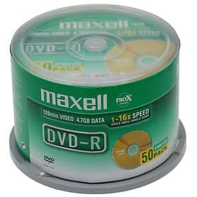 Maxell DVD-R 4.7GB 16x 50-pack Cakebox