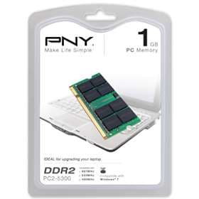 PNY Optima SO-DIMM DDR2 667MHz 1GB (MN1024SD2-667)