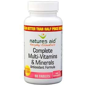 Natures Aid Complete Multi Vitamins and Minerals 90 Tablets