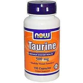 Now Foods Taurine 500mg 100 Capsules