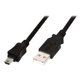 Assmann USB A - USB Mini-B 5-pin 2.0 1m